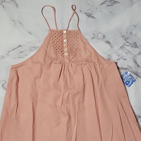 Intimately Free People Calico Cotton Trapeze Dress - Picture 2 of 6